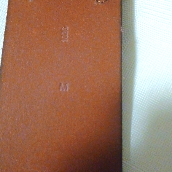 Lauren Ralph Lauren, Genuine Brown Leather Spur Belt. SZ M - Picture 6 of 10